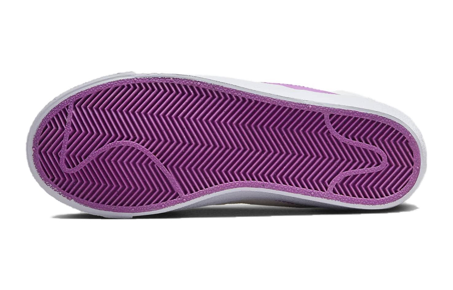Кроссовки Nike Blazer Slip-Resistant Abrasion-Resistant MID Скейтборд Обувь Белый Фиолетовый Унисекс - изображение 6