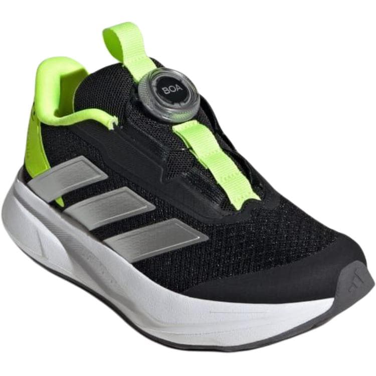 Кроссовки Adidas DURAMO SL 2,0 Противоскользящие Устойчивые к истиранию Низкие Кроссовки для бега Детские Черные Желтые Детские - изображение 3
