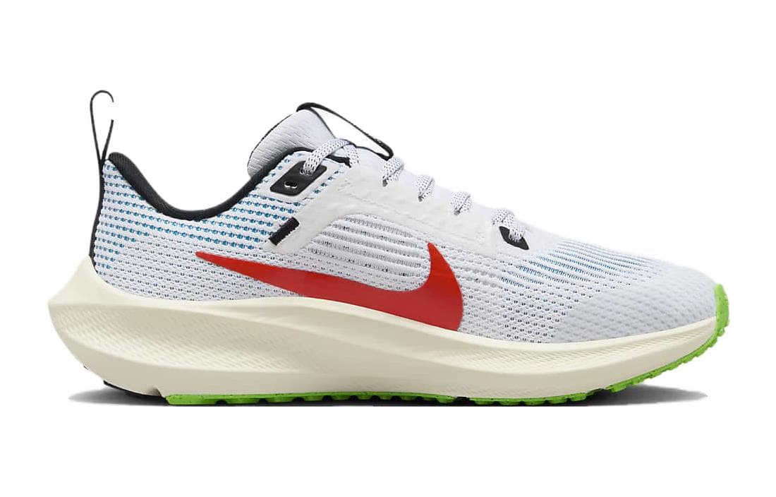 Кроссовки Nike Air Zoom Pegasus 40 Устойчивые к истиранию Низкие Беговые кроссовки Белый Зеленый Унисекс - изображение 2