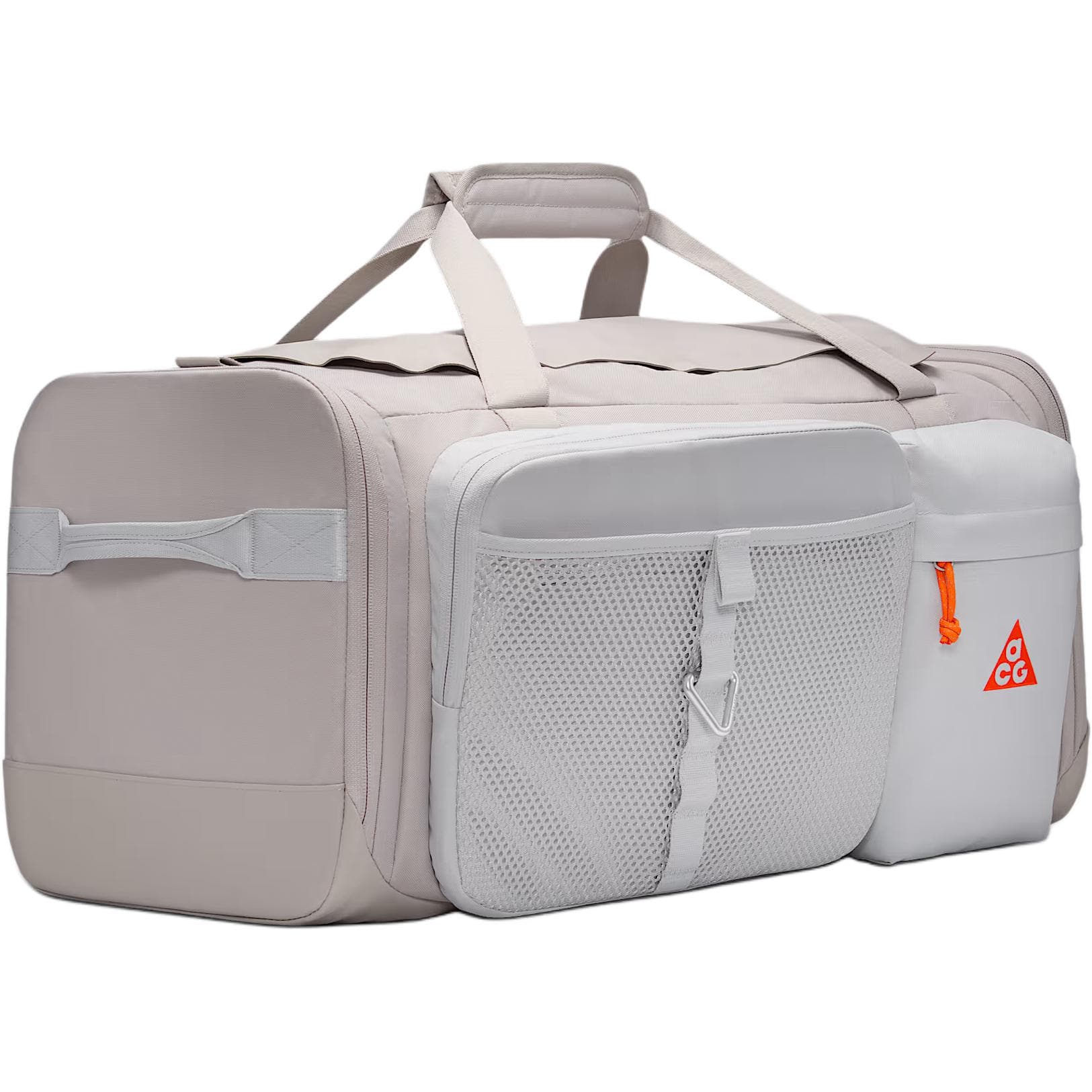 Спортивная сумка Nike ACG 53L Ткань Путешественная Сумка Унисекс Университетский Серый Туманно-Серый Оранжевый Безопасность - изображение 2