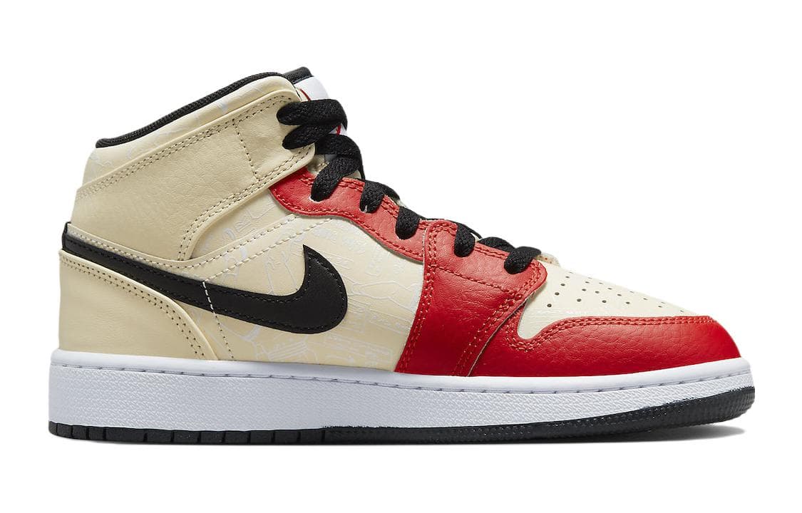Кроссовки для баскетбола Jordan Air Jordan 1 Mid "Dunk Contest" GS - изображение 2