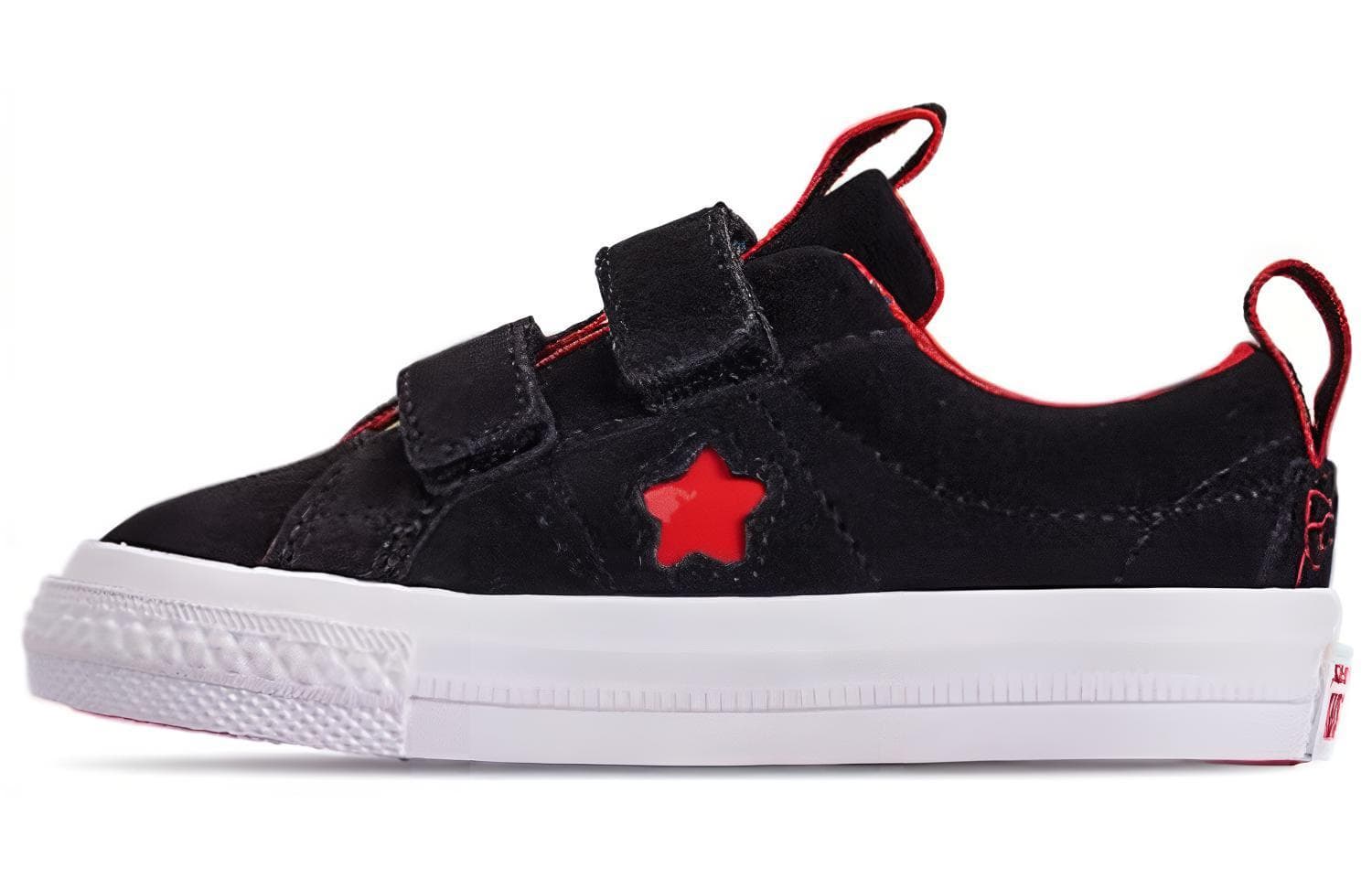 Кроссовки Converse One Star Удобный Лоу-топы Обувь для младенцев и малышей Черный красный - изображение 1