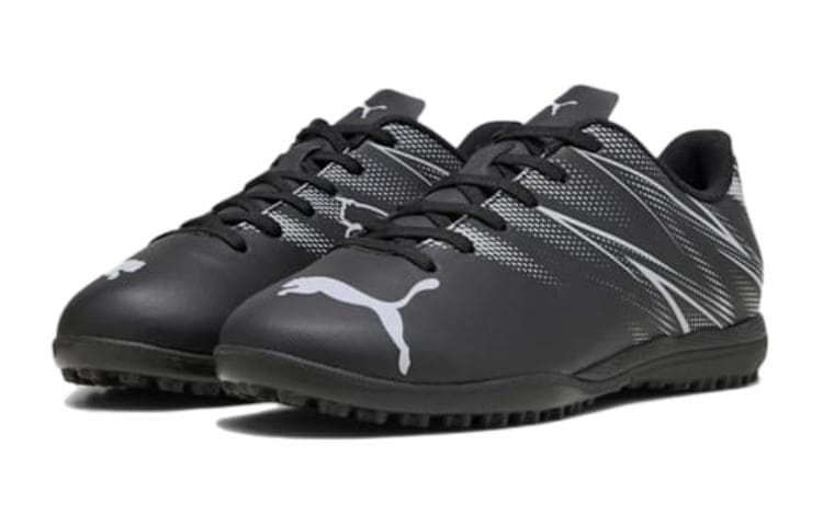 Бутсы PUMA Attacanto Футбол Бутсы Амортизация Устойчивые к истиранию Низкие Топ Детские Футбольные Бутсы Черные - изображение 3