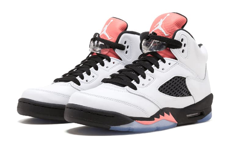 Кроссовки для баскетбола GS Air Jordan 5 Retro Sunblush - изображение 5