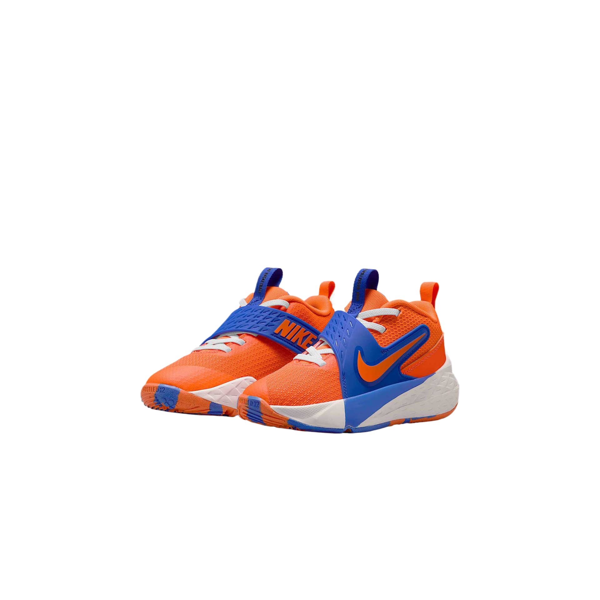 Кроссовки для баскетбола Nike Team Hustle D 12 Low Топ Детские Баскетбольные Кроссовки Голландский Оранжевый Малыш - изображение 3