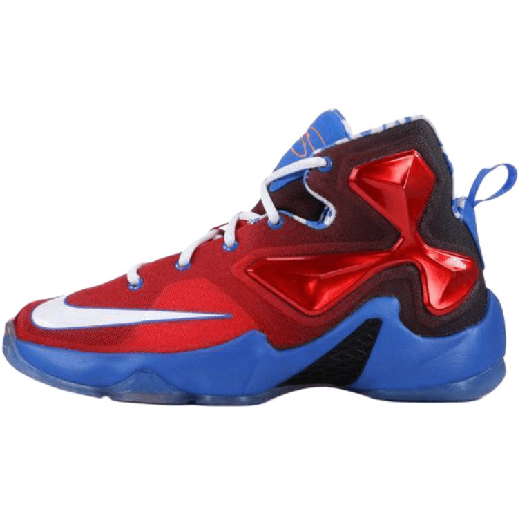 Кроссовки для баскетбола Nike Lebron 13 High Топ Детские Баскетбольные Кроссовки Красные Малыш - изображение 1