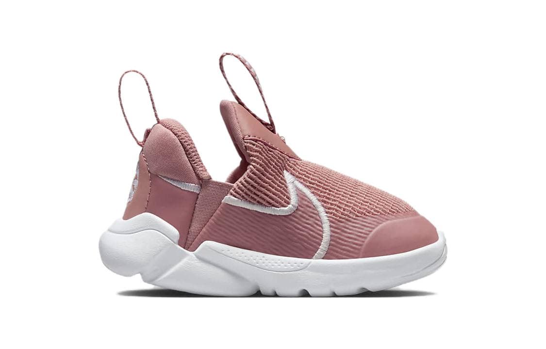 Кроссовки Nike Flex Plus 2 TD Противоскользящая Анти-КИК Низкая Обувь для малышей Красная Черная Белая - изображение 2