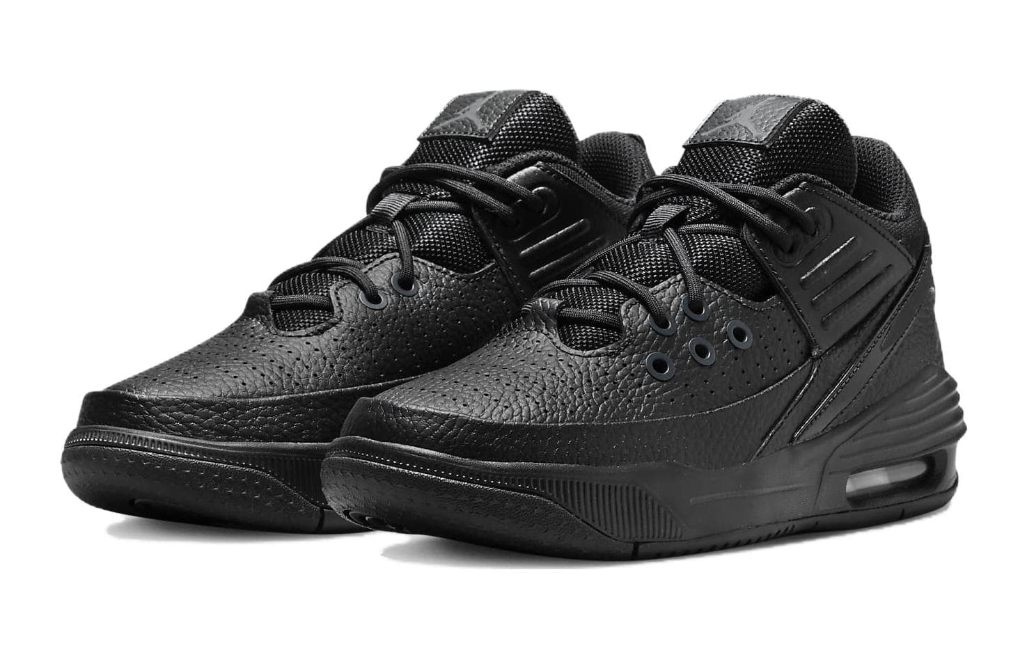 Кроссовки для баскетбола Jordan Max Aura 5 Противоскользящие Амортизирующие Устойчивые к износу Баскетбольные кроссовки MID Унисекс Черные - изображение 3