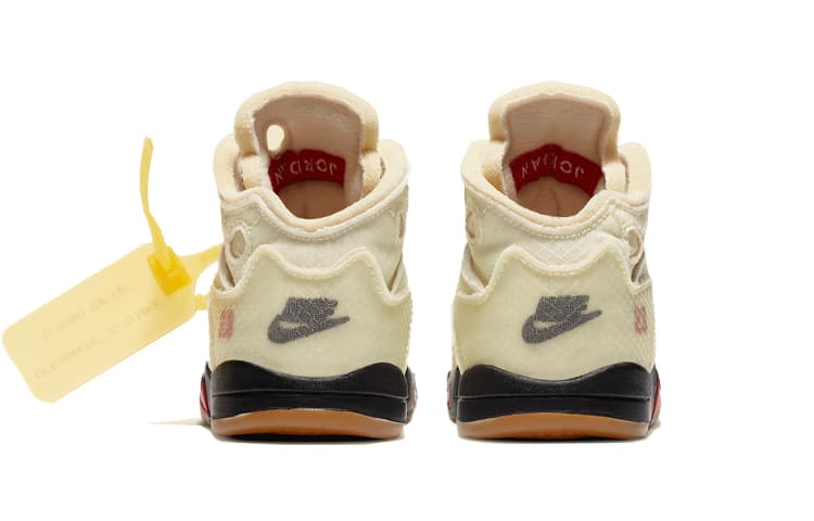Кроссовки 1-OFF-WHITE OFF-WHITE x Jordan Air Jordan 5 Sail SP - изображение 7