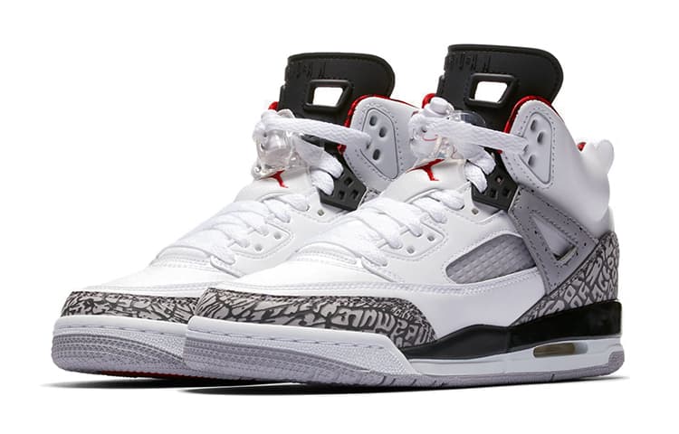 Кроссовки для баскетбола Jordan Spizike White Cement GS 2017 - изображение 4
