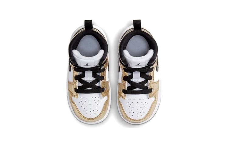 Кроссовки для баскетбола Jordan Air Jordan 1 Mid SE 'Metallic Gold' - изображение 6