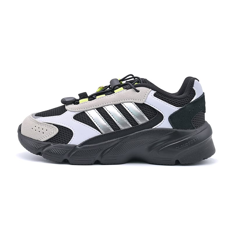 Кроссовки Adidas Crazy Chaos 2000 Дышащие Низкие Кроссовки для Беговых Занятий для Детей Черно-Белые Детские - изображение 1