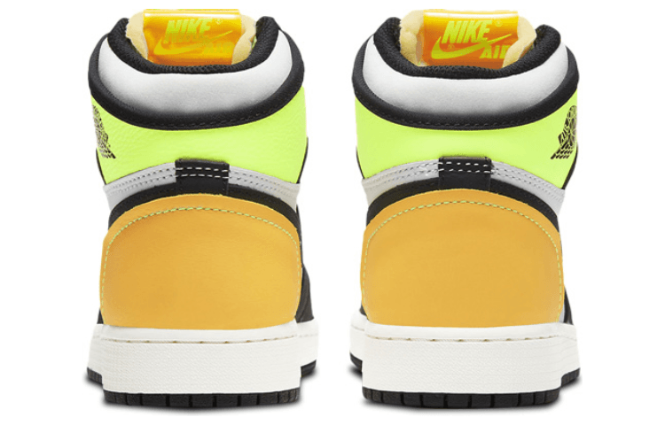 Кроссовки для баскетбола Jordan Air Jordan 1 High OG Retro "Volt Gold" GS - изображение 7