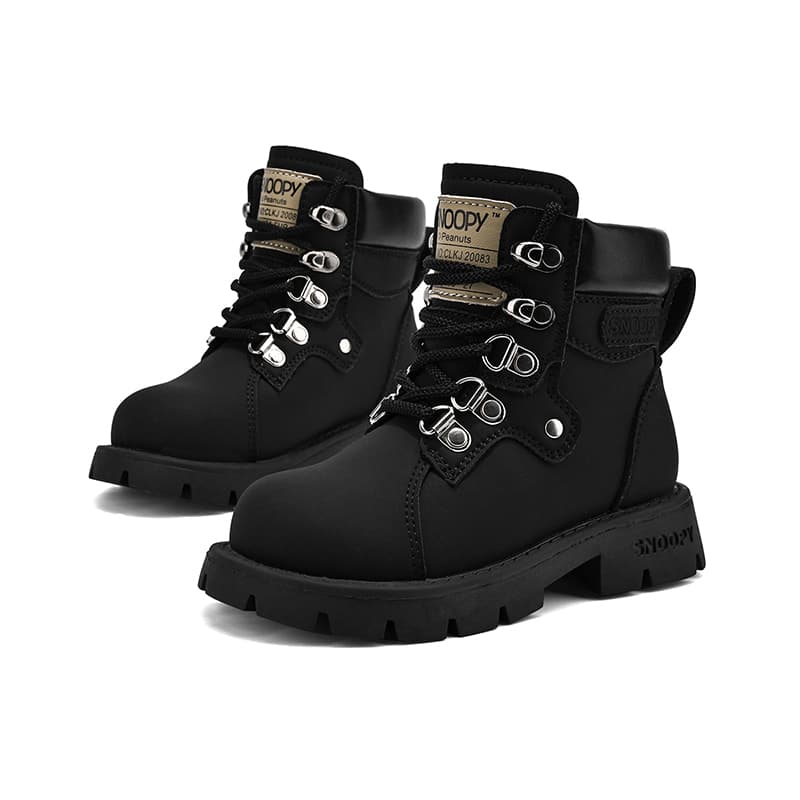 SNOOPY Детские кожаные сапоги High Top Kids - изображение 2
