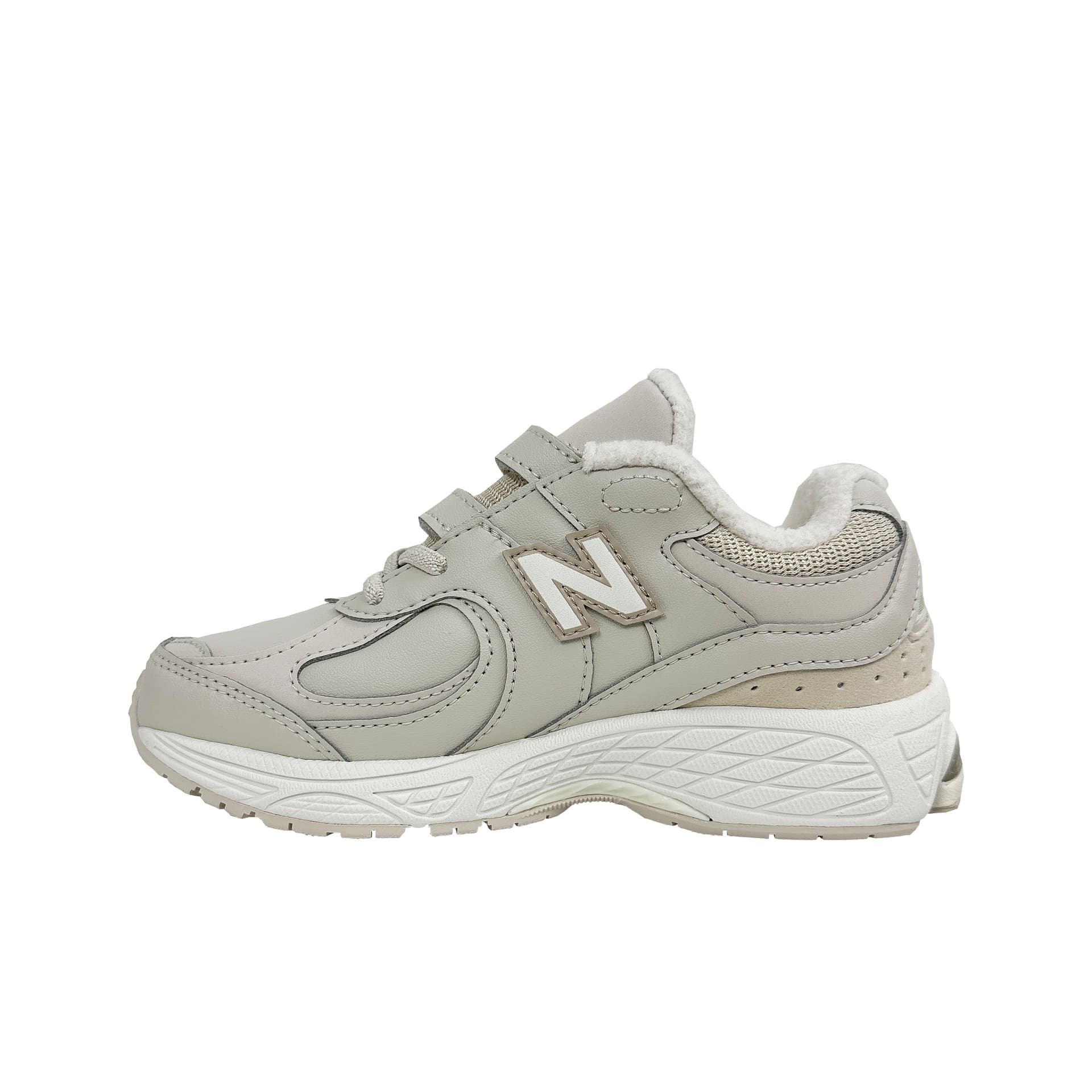 Кроссовки New Balance NB 2002R Амортизация Износостойкий Низкий Топ Детская Беговая Обувь Бежево-Серый Малыш - изображение 2