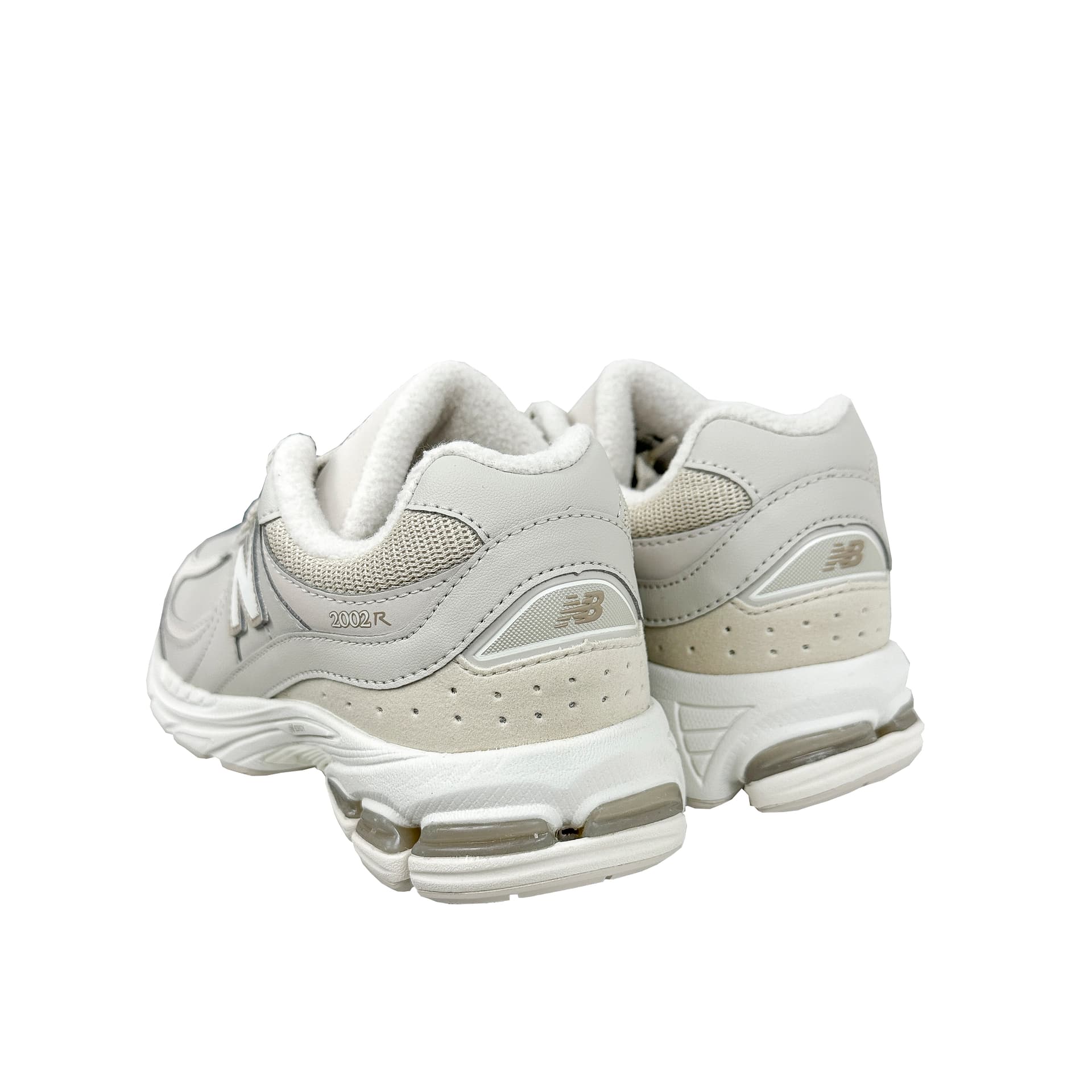 Кроссовки New Balance NB 2002R Амортизация Износостойкий Низкий Топ Детская Беговая Обувь Бежево-Серый Малыш - изображение 4