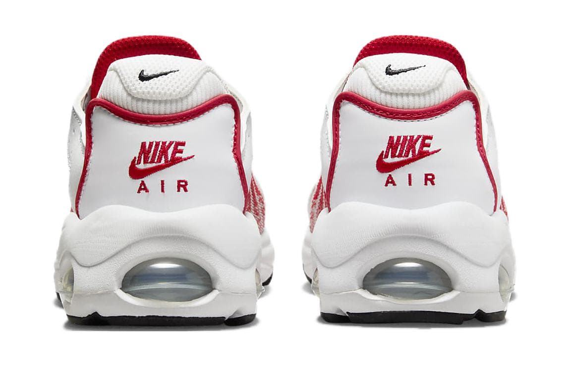Кроссовки Nike Air Max TW Амортизация Устойчивая к истиранию Низкая Повседневная Обувь Белый Красный Унисекс - изображение 5