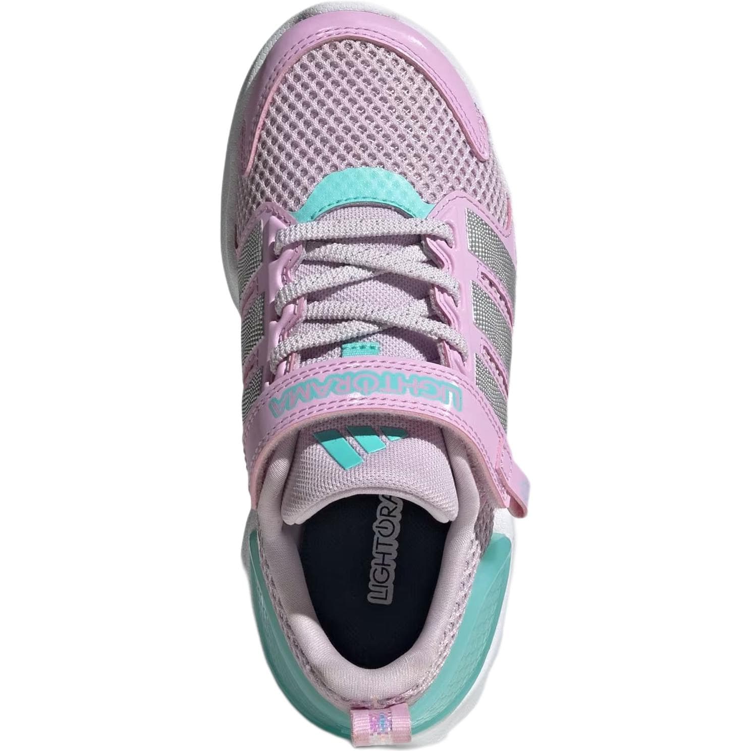 Кроссовки Adidas LIGHTORAMA Низкие Беговые Кроссовки Фиолетовые Детские - изображение 3