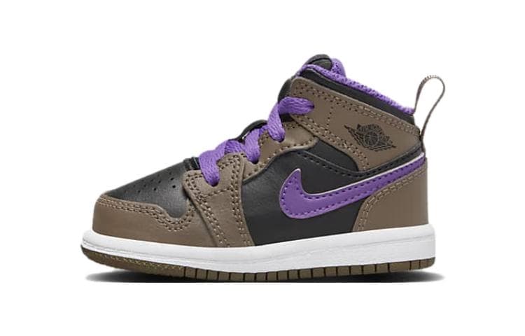 Кроссовки Jordan Air Jordan 1 Mid "Purple Mocha" TD - изображение 1