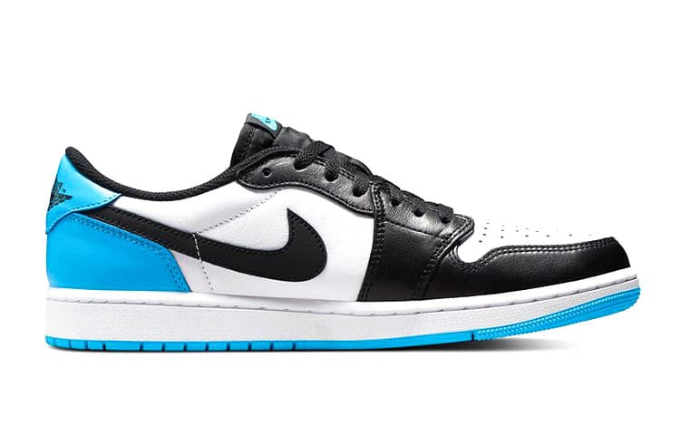Кроссовки для баскетбола Air Jordan 1 Retro Low OG "UNC" (GS) - изображение 2