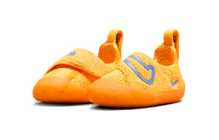 Кроссовки Nike Swoosh 1 TD Амортизация Износостойкие Низкие Кроссовки для Малышей Оранжевые для Младенцев и Малышей - изображение 3