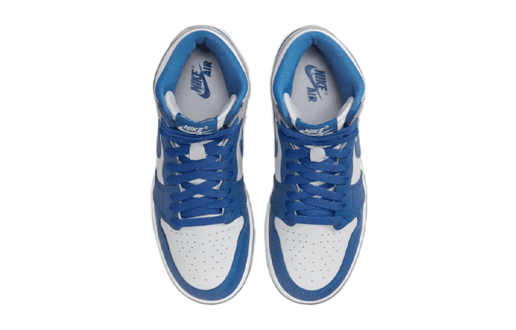 Кроссовки для баскетбола Jordan Air Jordan 1 High OG True Blue GS - изображение 5