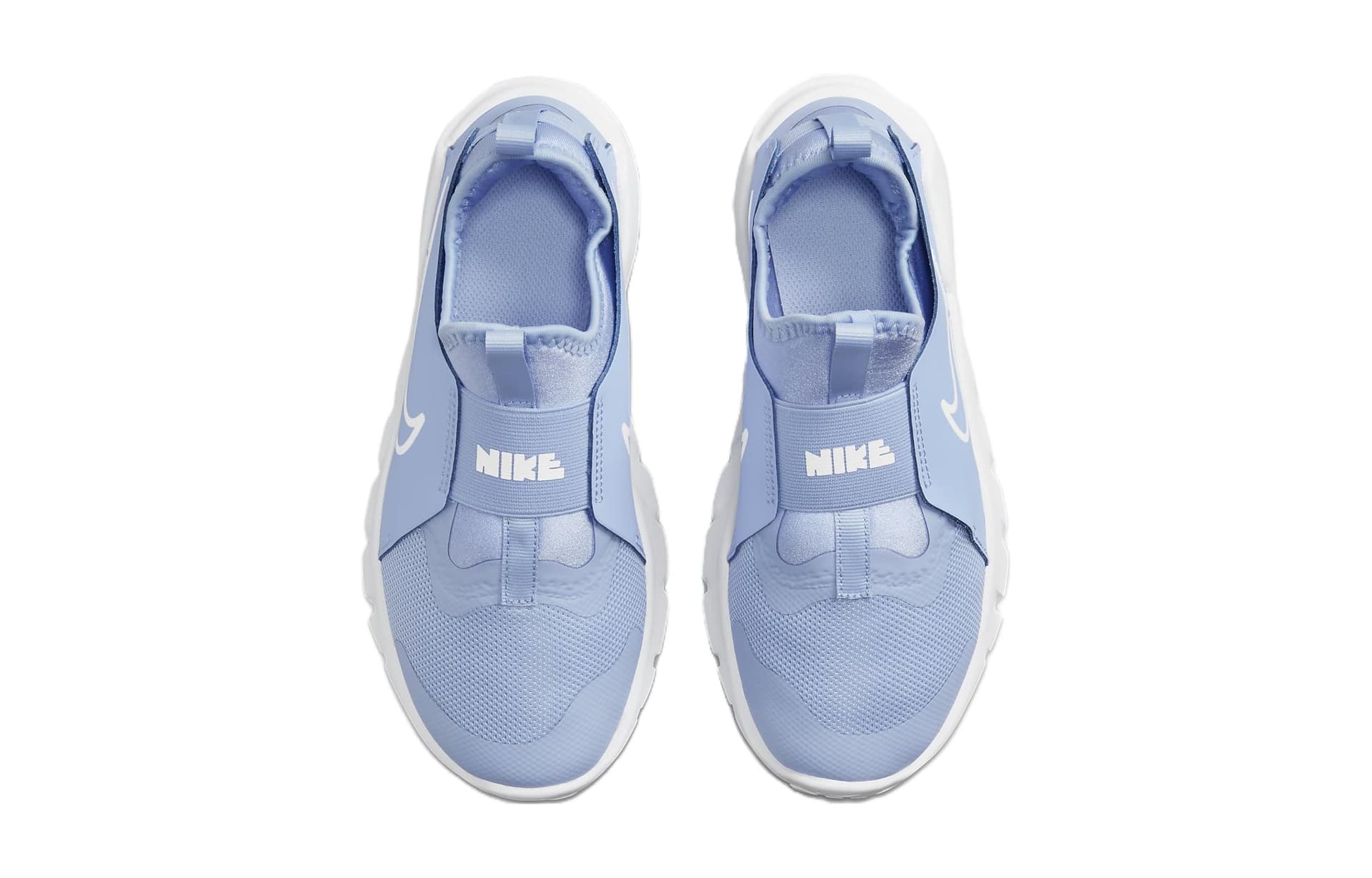 Кроссовки Nike Flex Runner 2 Противоскользящие Амортизирующие Устойчивые к износу Низкие Беговые кроссовки Белый Синий Унисекс - изображение 4
