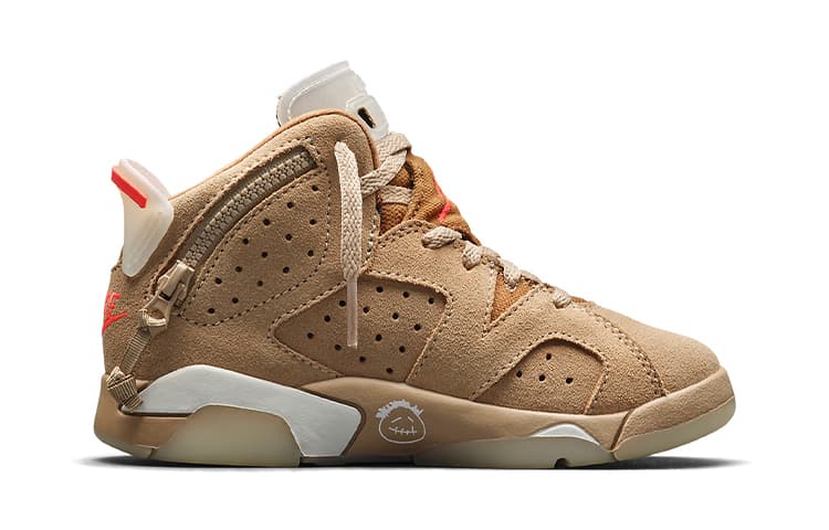 Кроссовки для баскетбола Travis Scott x Jordan Air Jordan 6 Retro SP "British Khaki" BP - изображение 2