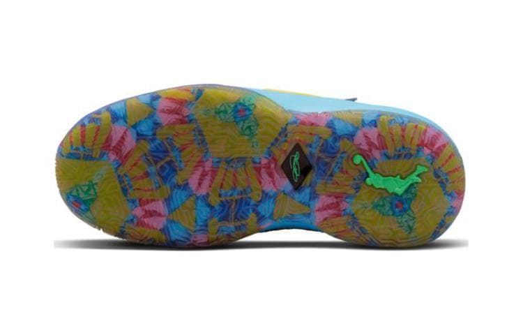 Кроссовки для баскетбола Nike LeBron 20 Удобные Износостойкие Низкие Детские Баскетбольные Кроссовки Зеленые - изображение 5