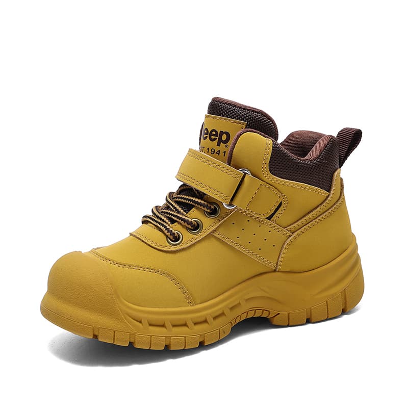 Кроссовки Jeep Artificial Suede Soft and Comfortable с флисовой подкладкой на молнии детские повседневные туфли светло-коричневый - изображение 8