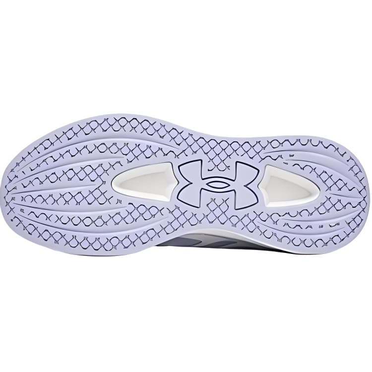Кроссовки Under Armour Running Collection Сетчатая ткань Низкий топ Детские беговые кроссовки Белый Фиолетовый Детский - изображение 5