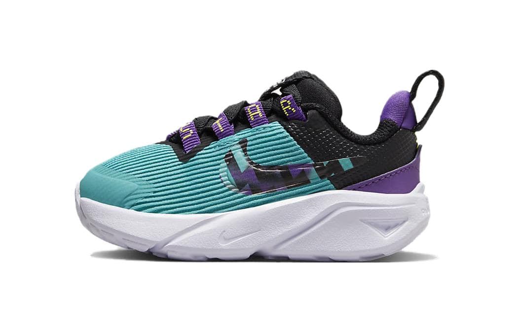 Кроссовки Nike Star Runner 4 Устойчивая к истиранию Низкая Обувь для малышей Синий-фиолетовый Для младенцев и малышей - изображение 1