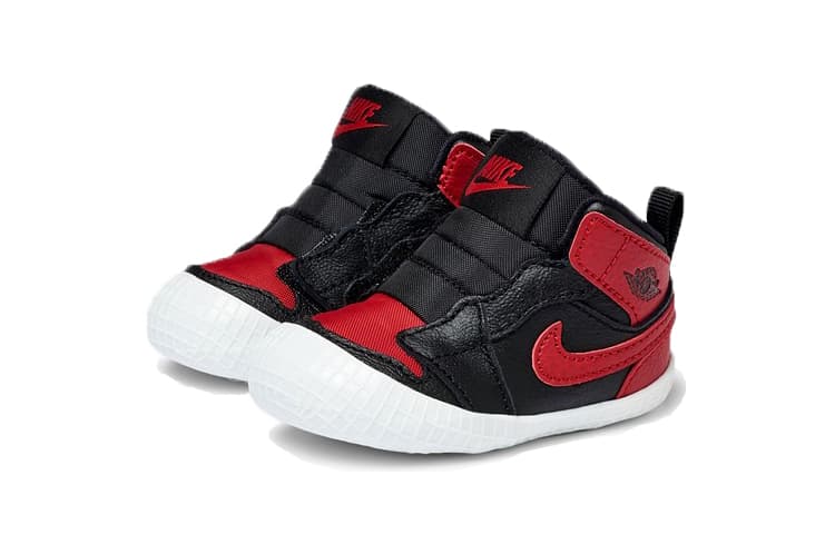 Кроссовки TD Air Jordan 1 Crib Bootie Bred - изображение 3