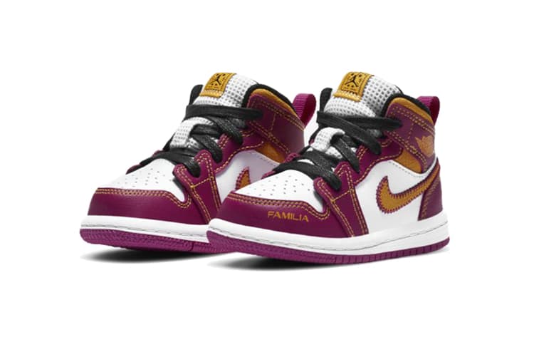 Кроссовки Jordan 1 Mid "Familia" - изображение 5
