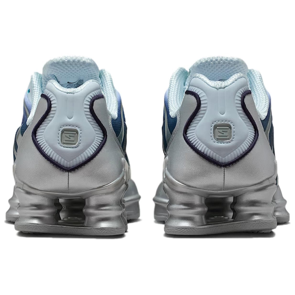 Кроссовки NIKE Shox TL Текстиль Синтетическая кожа Повседневная обувь Унисекс Светло-синий - изображение 4