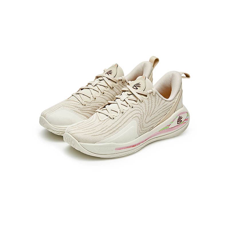 Кроссовки для баскетбола Under Armour Curry Flow 12 Low Топ Детские Баскетбольные Кроссовки Бежевые Унисекс - изображение 2