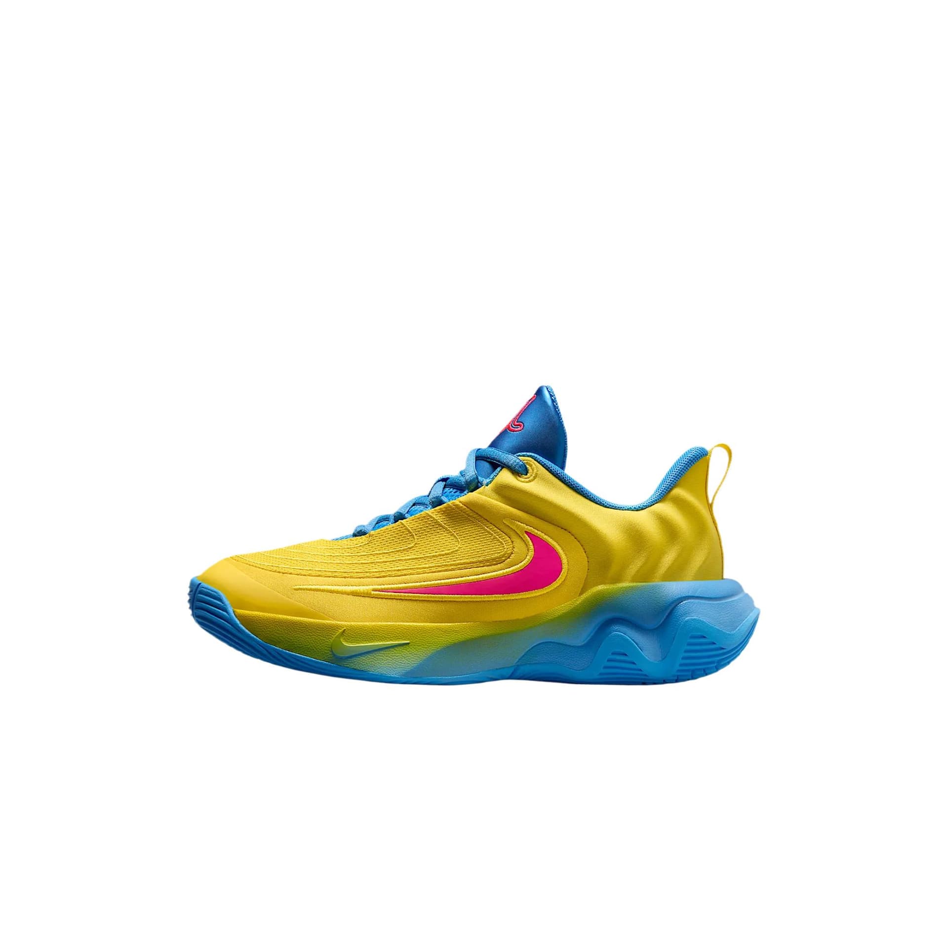 Кроссовки для баскетбола Nike Giannis Immortality 4 Ткань Низкие Детские Баскетбольные Кроссовки Желтый Розовый Синий Малыш - изображение 1