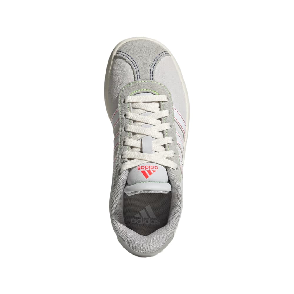 Adidas VL COURT 3,0 Замша Детская обувь для активного отдыха Серый Свечение Мята Сирень Детский - изображение 3