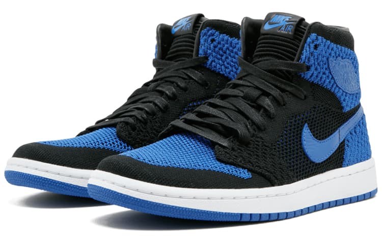 Кроссовки для баскетбола Jordan Air Jordan 1 Retro High Flyknit Royal GS - изображение 4