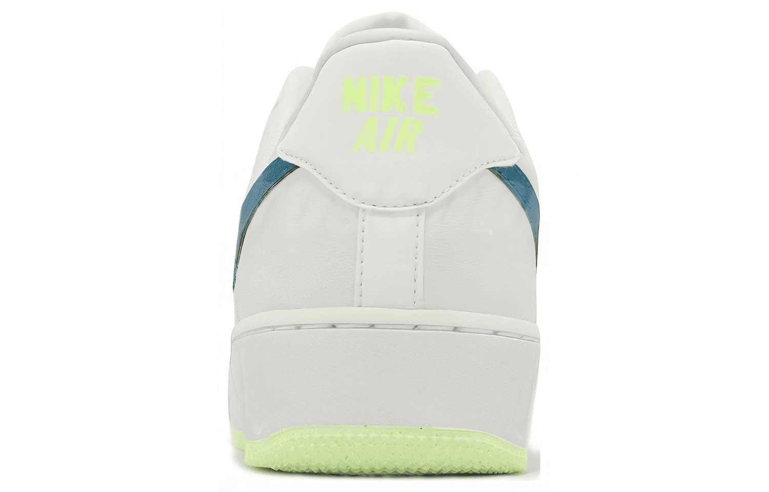 Кроссовки Nike Air Force 1 Кожа Низкие Кеды Детская Обувь для Скейтбординга Белый Зеленый Подростки - изображение 4