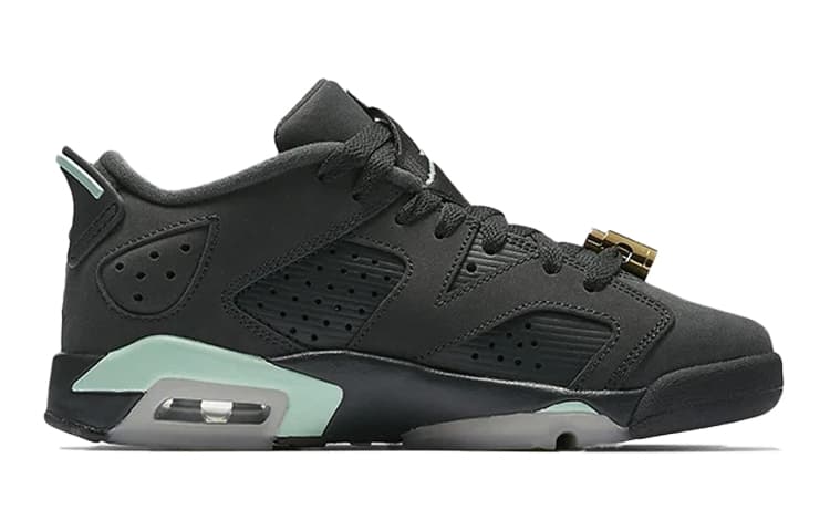 Кроссовки для баскетбола Jordan Air Jordan 6 Retro Low Anthracite Mint Foam GS - изображение 4