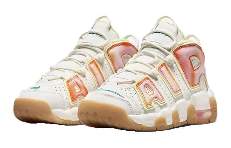 Кроссовки для баскетбола Nike Air More Uptempo 'Everything Abrasion Resistant MID Топ Баскетбольные кроссовки Бежевый Унисекс - изображение 3
