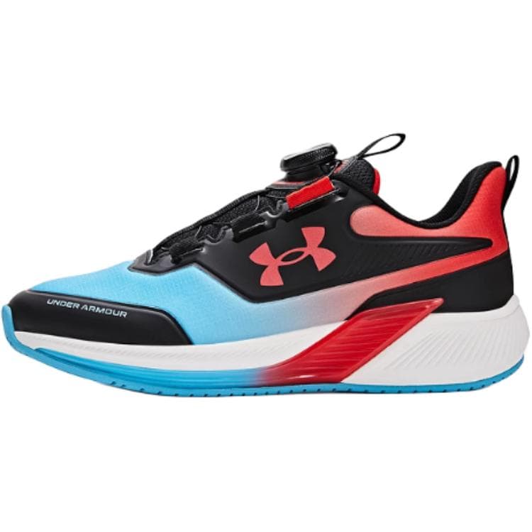 Кроссовки Under Armour Низкие Кроссовки для Беговых Занятий Детские Синий Красный Малыш - изображение 1