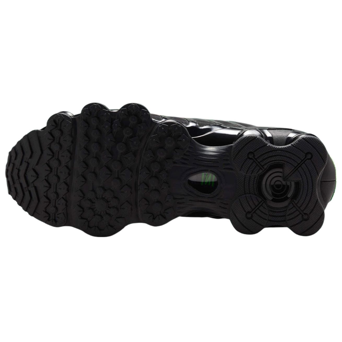 Кроссовки NIKE Shox TL Series Дышащий Low Топ Повседневная обувь Унисекс Черно-зеленый - изображение 5
