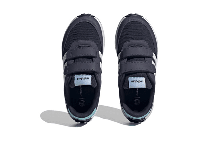Кроссовки Adidas Neo Run 70s Противоскользящие Устойчивые к истиранию Низкие Кеды Детские Лайфстайл Обувь Синий Белый Детский - изображение 5