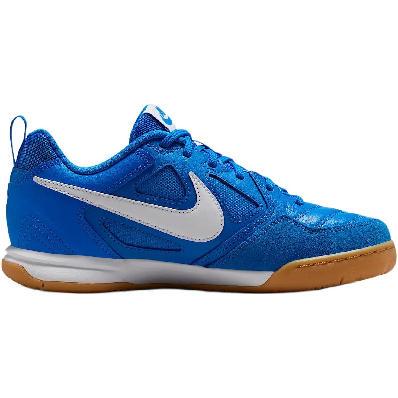 Бутсы Nike Gato Low Топ Детская футбольная обувь Кине-синий Гель-желтый Белый Детская - изображение 2