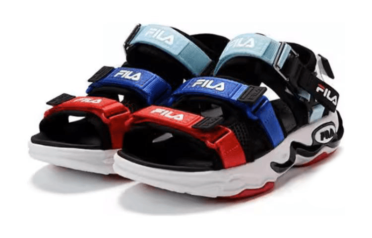 Сандалии FILA KIDS Анти-КИК Анти-КИК Детские сандалии Черный Пламя Красный - изображение 3