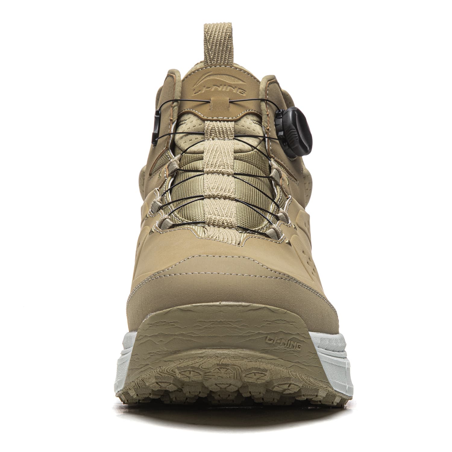Кроссовки Li-Ning Xingtu 2 MID WIRE Универсальные винтажные ботинки на платформе с утеплением, амортизацией, противоскользящей подошвой, износостойкие, с поддержкой, мид-топ, унисекс, цвет хаки - изображение 5
