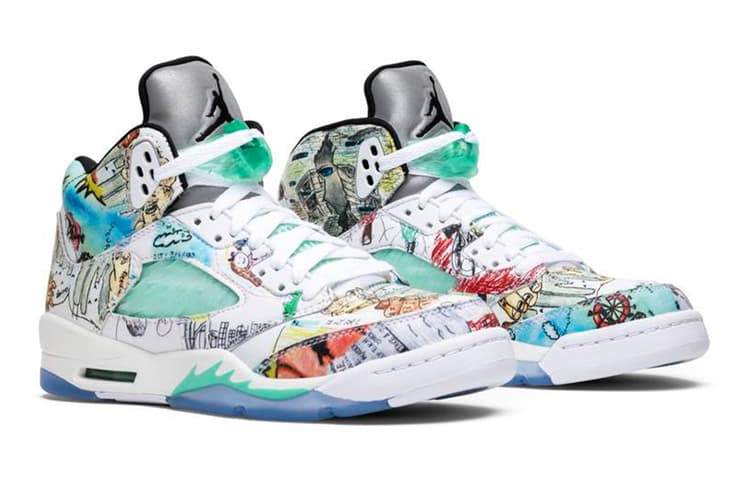 Кроссовки для баскетбола Jordan Air Jordan 5 Retro Wings GS - изображение 5