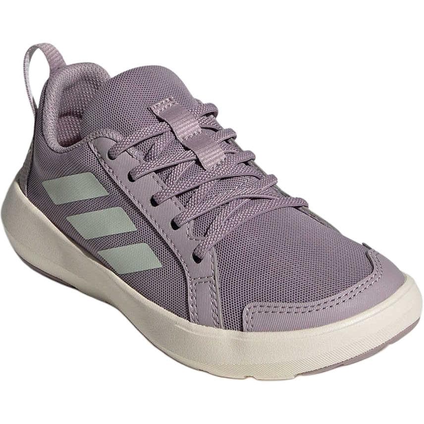 adidas Terrex Low Топ Детская обувь для активного отдыха Фиолетово-зеленый Детский - изображение 3